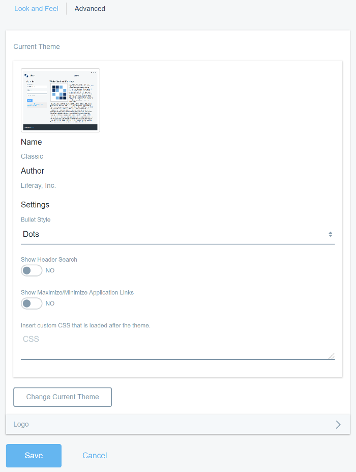 Figure 5: You can manage a users personal pages through the users Actions menu.
